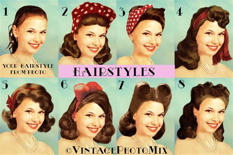Pin Up Girls Hairstyles