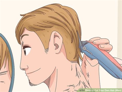 how to cut my own hair male