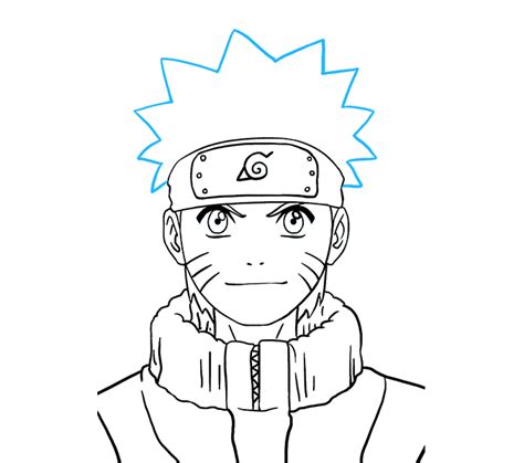 draw naruto    easy steps easy drawing guides naruto