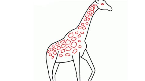 Giraffe Drawing Easy at PaintingValley.com | Explore collection of ...