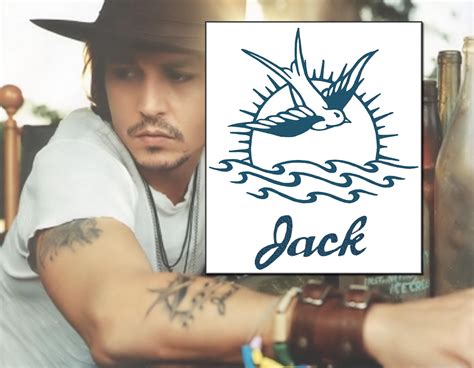 johnny depp jack sparrow tattoo art meaning  pop culture legacy