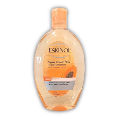 philippine eskinol papaya smooth glow facial deep cleanser ml