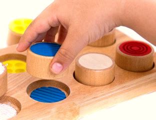 Деревянные игрушки - Тактильное деревянное сенсорное лото "Осязание" на ...