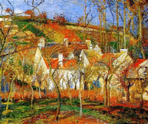 Opis obrazu Camille Pissarro «Czerwone dachy» ️ - Pissaro Camille
