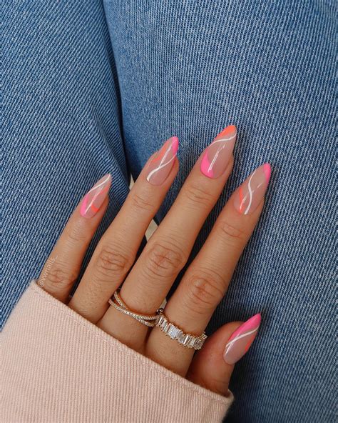 Feel Vibrant with 30 Pink And Orange Nail Designs in 2024