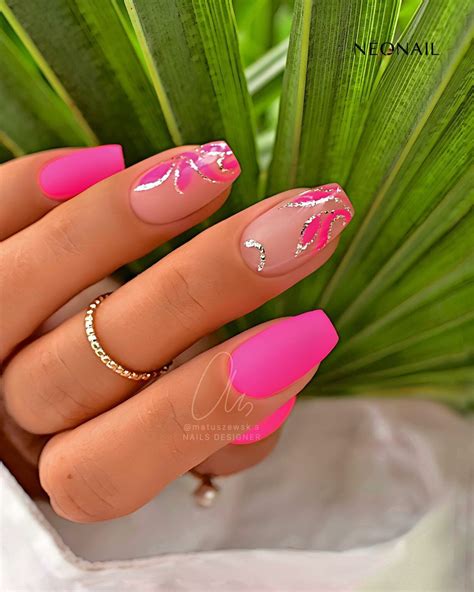 30+ Bright Summer Coffin Nails You Will Love - Nail Designs Daily