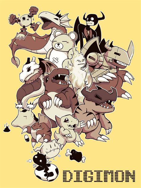 How To Draw Digimon Digital Monsters