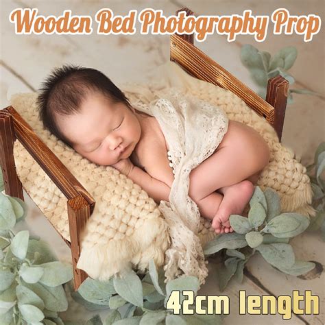 Baby Studio Props Photography Newborn Wood Bed Photo Prop Shoot ...