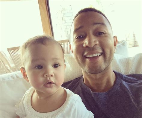 John Legend celebrates his first birthday with Luna