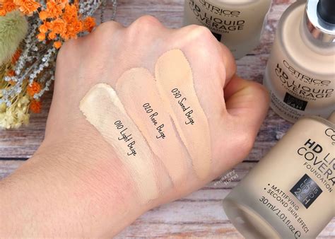 Catrice | HD Liquid Coverage Foundation: Review and Swatches | The ...