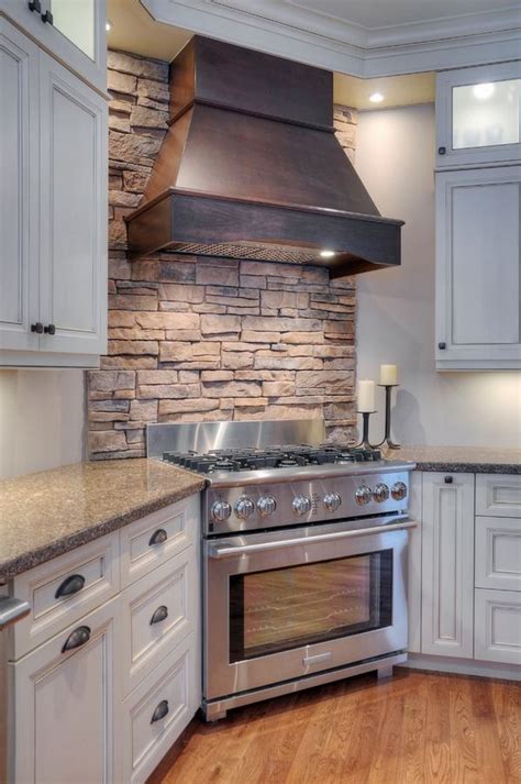 White Kitchen Cabinets Stone Backsplash – Things In The Kitchen