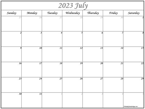 July 2023 calendar | free printable calendars