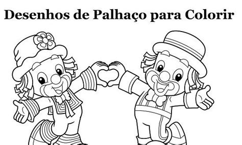 Palhaço Para Colorir Educação Infantil