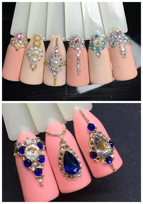 Дизайн ногтей со стразами: фото с новинками маникюра | Nails design ...
