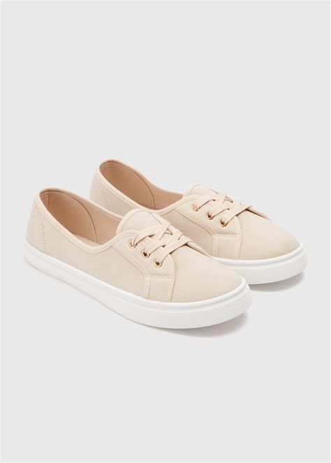 Buy Papaya Nude Slip-On Trainers Online in UAE - bfab