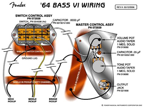 Fender Mustang Wiring Diagram | Manual E-Books - Fender Mustang Wiring ...