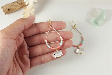 Mother of Pearl Pig Earrings - Skinny Pig Designs