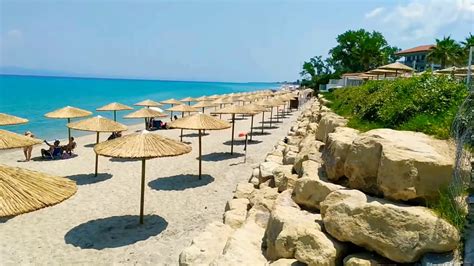 Hanioti Beach, Kassandra, Halkidiki, Greece 03.07.2020 - YouTube