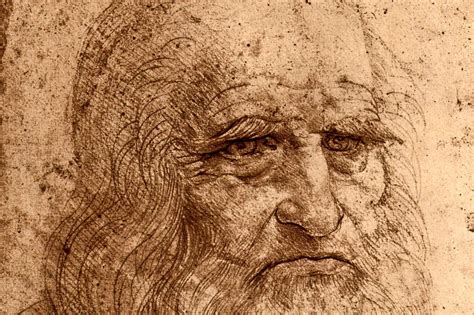 Leonardo Da Vinci Self Portrait Painting