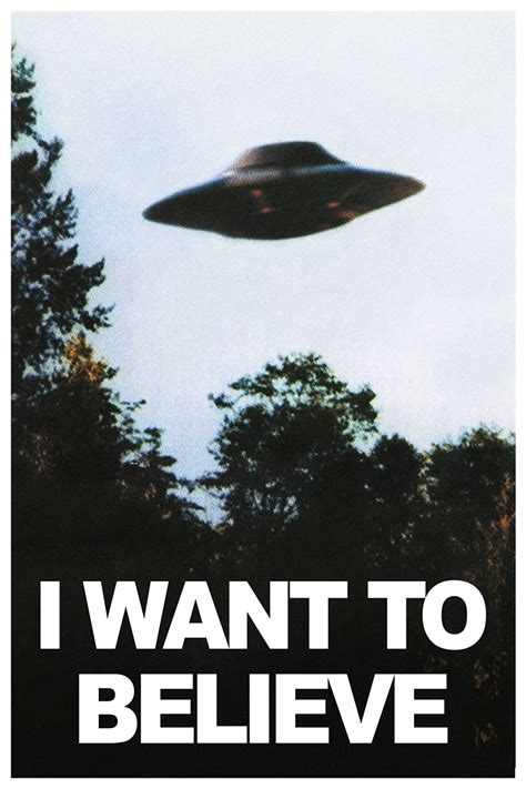 I want to Believe - O poster que você precisa ter em casa!
