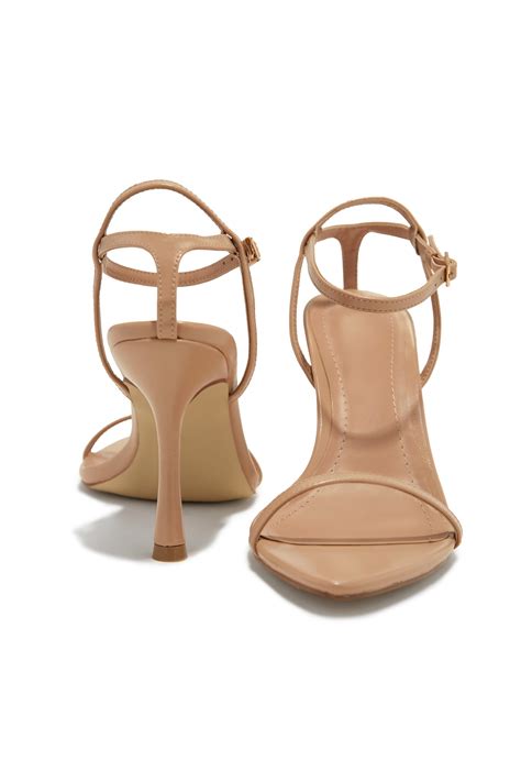 Miss Lola | Adrienne Nude Single Sole Heels – MISS LOLA