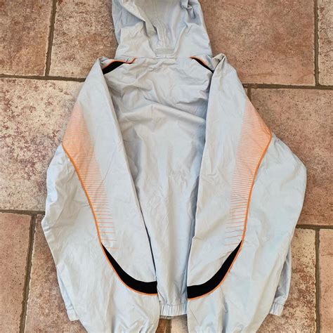 Supreme x umbro grey or blue waterproof jacket Rare... - Depop