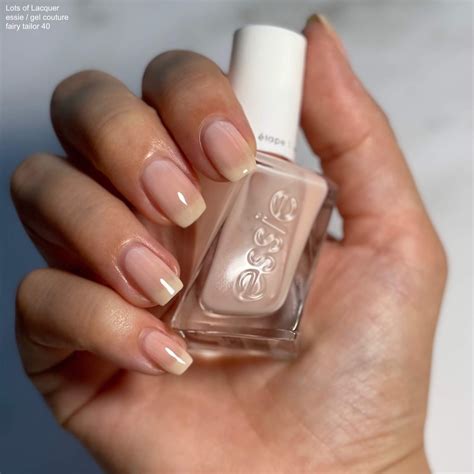 essie gel couture fairy tailor Review + Swatches