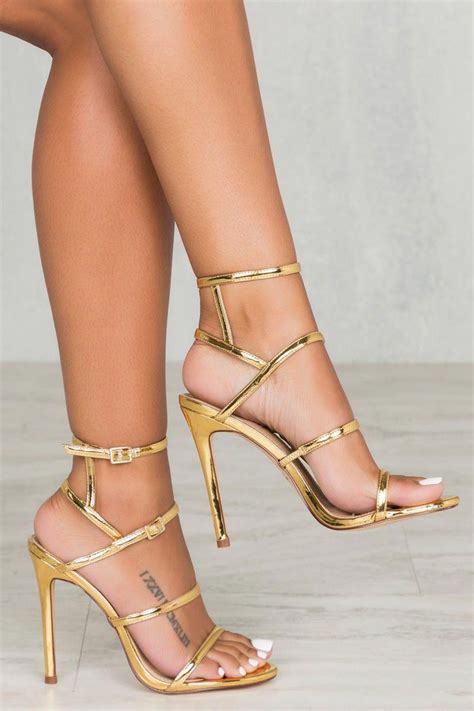 Ladies Black & Gold Shoes at Lachlan Ricardo blog