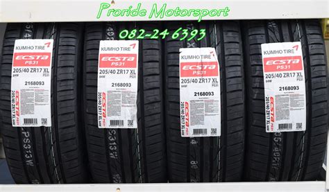 Pro-ride Motorsports: Kumho Ecsta PS31 205/40/17