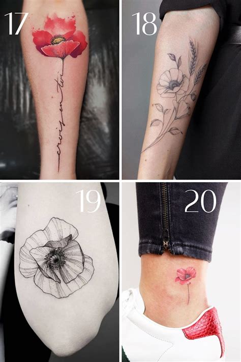 August Birth Flower Tattoo Ideas - Infoupdate.org