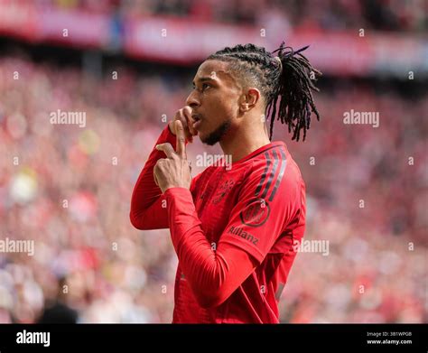 munich germany april  michael olise  fc bayern muenchen