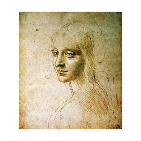 'Study for the Angel of the Virgin of the Rocks' Giclee Print ...