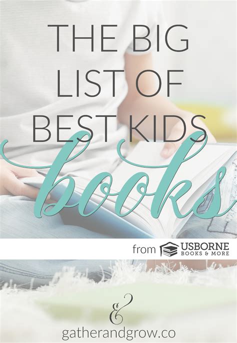 The Big List of Best Kids Books » Gather & Grow
