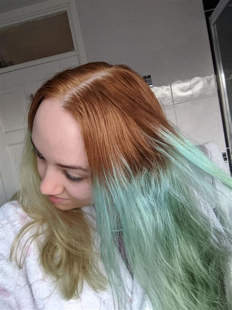 First bleach done, one more to go blonde ready for blue! 💙 : r/HairDye