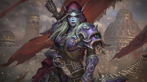#329157 Sylvanas Windrunner, Anduin Wrynn, WoW, 4k - Rare Gallery HD