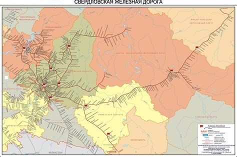 Карта ювжд со всеми станциями