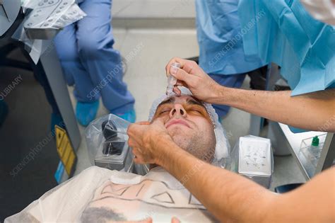 eye laser surgery stock image  science photo library