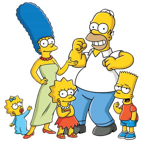 Desenho Da Familia Simpson