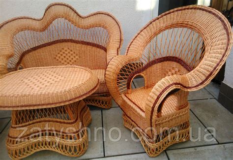 Плетеная мебель handmade для дачи и сада, цена 20250 грн — Prom.ua (ID ...