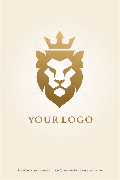 lion logos  newglue cafe logo design lion logo lion head logo