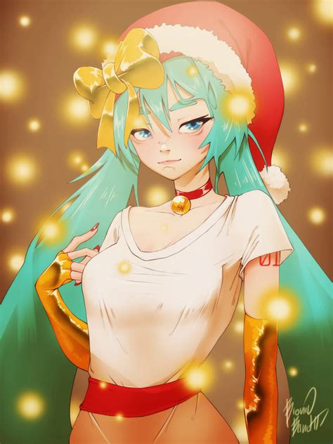 Christmas Miku by BionicBandit on DeviantArt