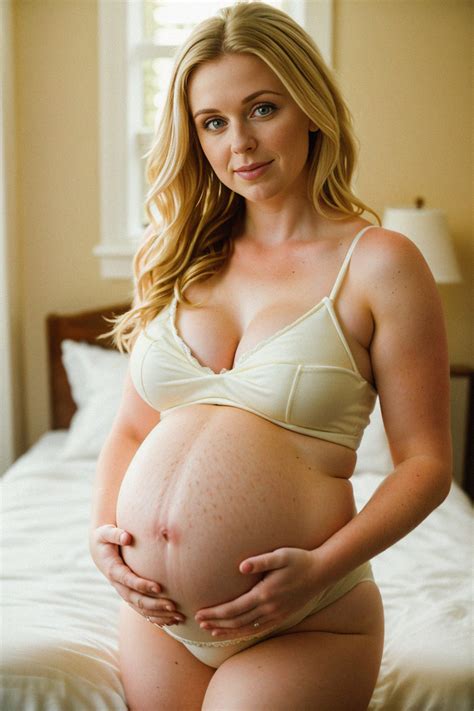 Healthy pregnant woman in maternity photographs, beautiful pregnant