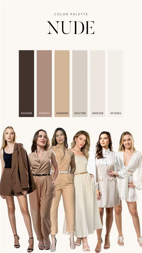 Tons De Bege Roupa - Looks neutros | cores neutras | Tons neutros paleta de cores roupa ...