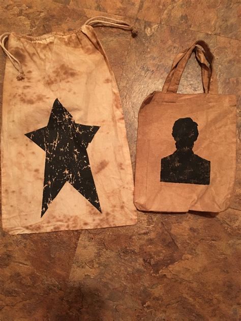 PRIMITIVE COFFEE STAINED BAGS -- Antique Price Guide Details Page