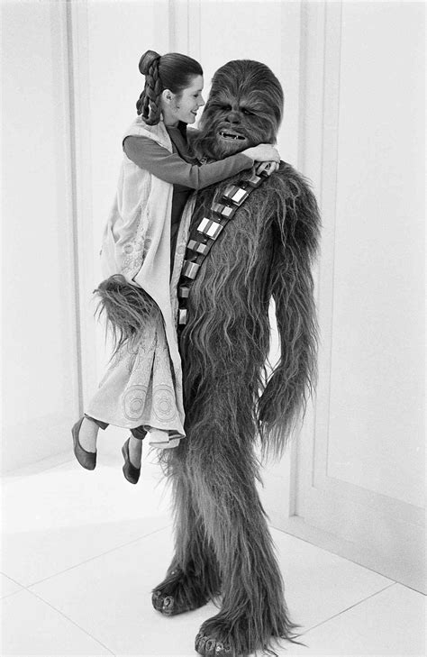 Photos of Carrie Fisher Behind the Scenes on Star Wars