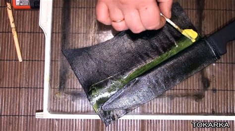 Как сделать «кожаные» ножны для ножа без кожи и ниток