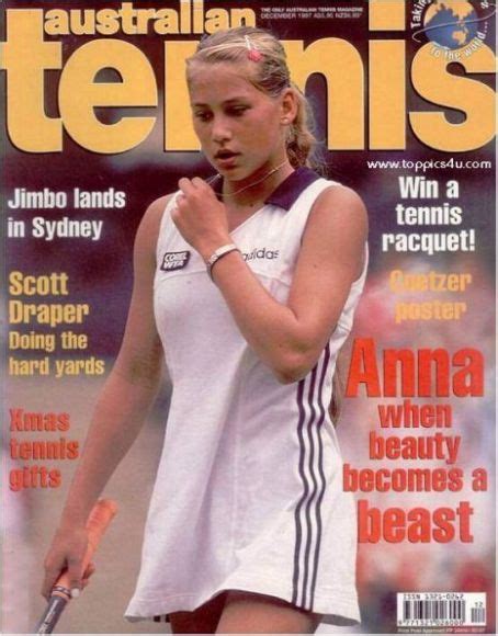 Anna Kournikova, Australian Tennis Magazine December 1997 Cover Photo