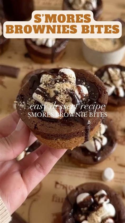 smores brownies bites  chef
