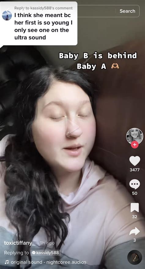 ToxicTiffany pregnant with twins. her daughter is 6 months old. The