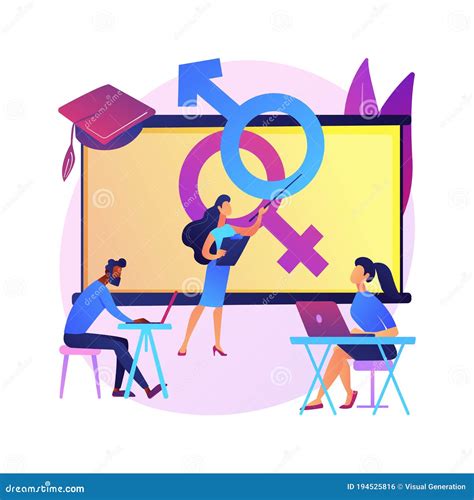 Sexual Education Abstract Concept Vector Illustration. Stock Vector